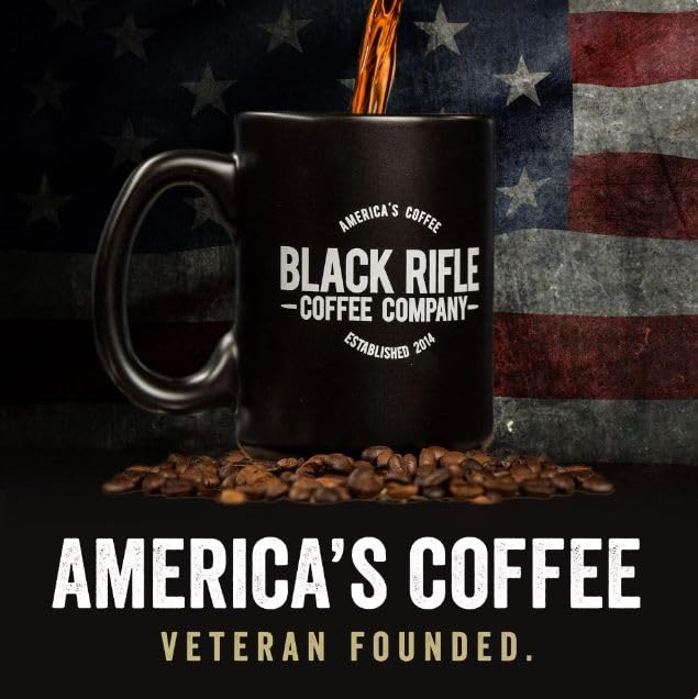 Black Rifle Coffee Company Salty Caramel, Medium Roast Ground Coffee, 11 OZ Bag