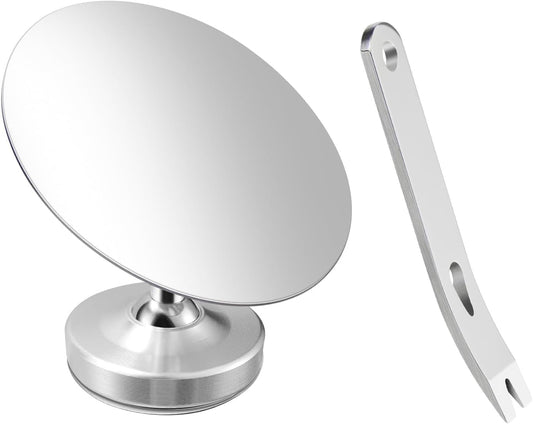 Double-Sided Magnetic Espresso Shot Mirror & Portafilter Tool Kit – Stainless Steel Barista-Approved Accessories for Bottomless Portafilter Extraction Monitoring