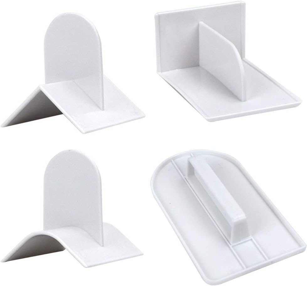 4pcs Fondant Icing Smoother Polisher for Cake Decoration Sugarcraft Scraper Paddle Tool