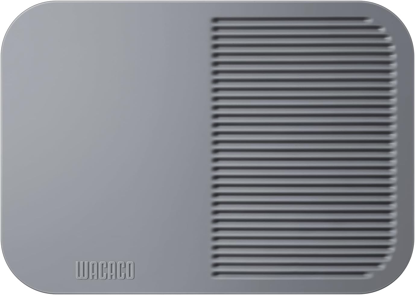 WACACO Coffee Mat, Multi-purpose Drying Mat and Tamping Mat, Made of Food-grade Silicone Grey (9.84"L x 14"W)