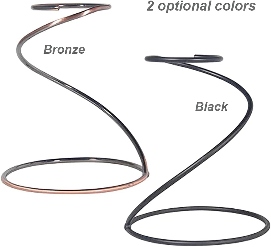 Pour Over Coffee Maker Set - Glass Dripper, Metal Stand, 600ml Heat-Resistant Server, 40 Filters - 4 in 1 for Home or Office (Bronze)