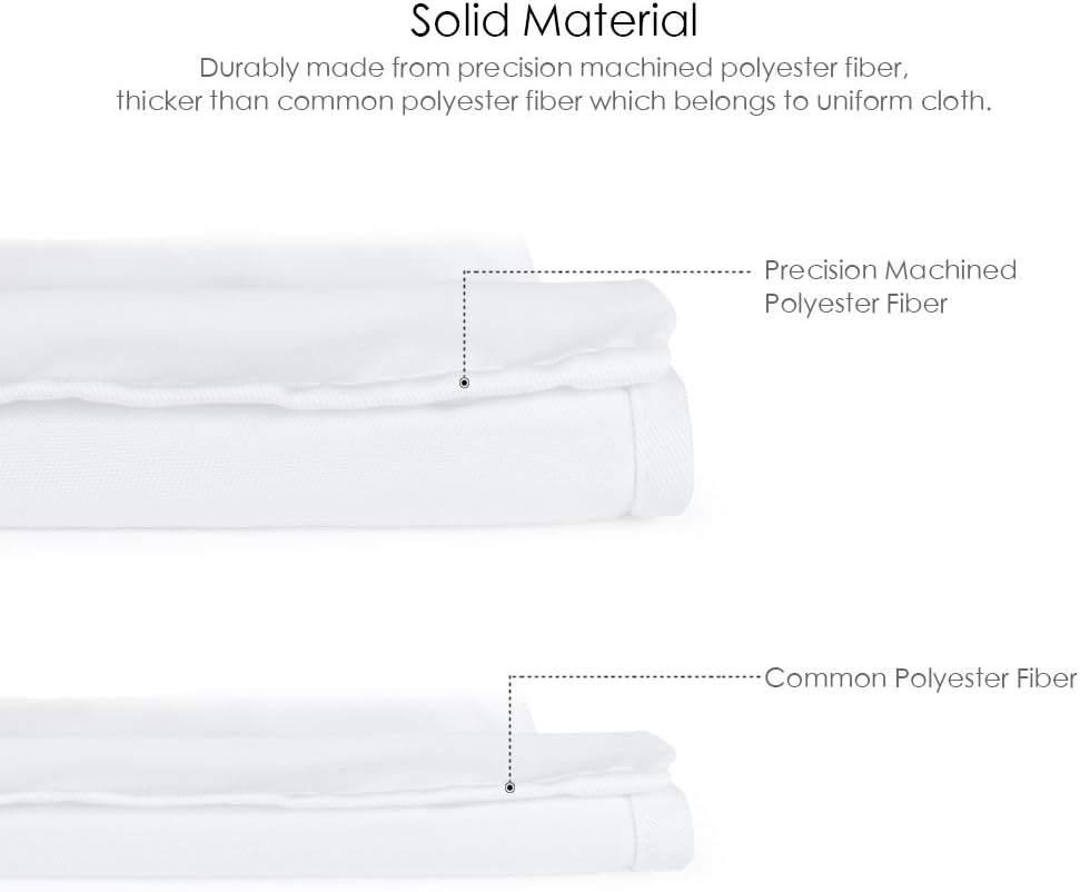 Syntus 12 Pack Bib Apron, Unisex Aprons Adjustable Thicker Version Waterdrop Resistant with 2 Pockets Cooking Kitchen Aprons for Women Men Chef, BBQ Drawing Apron Bulk, White