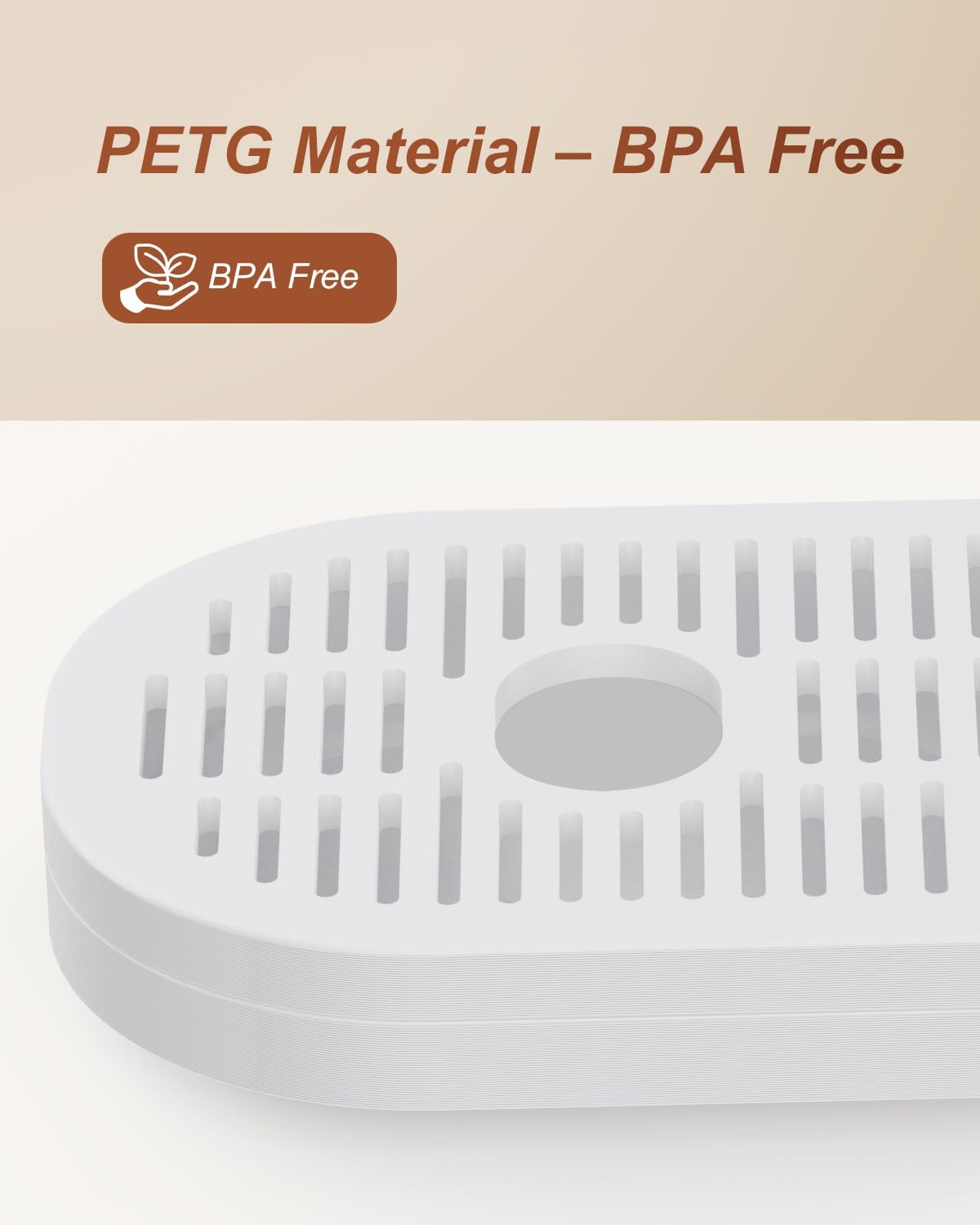 Drip Tray Lower & Extension for Philips Baristina Espresso Coffee Machine, Lower & Wider Base for Oversized Cups, PETG Material, Easy Clean