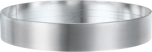 HARFINGTON Round Cake Ring 4.33 x 1 Inch Seamless Stainless Steel Pastry Mousse Dessert Ring Mirror Coating for Baking Cooking English Muffins Crumpet Making Tool
