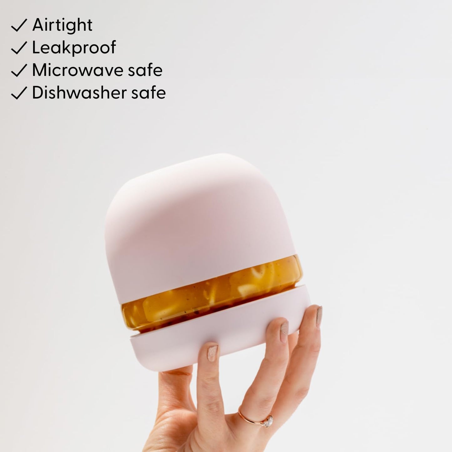 W&P Porter Seal Tight Glass Food Storage Container with Lid, Terrazzo Charcoal 24oz, Leak & Spill Proof Meal Prep Container, Microwave & Dishwasher Safe, Borosilicate Glass