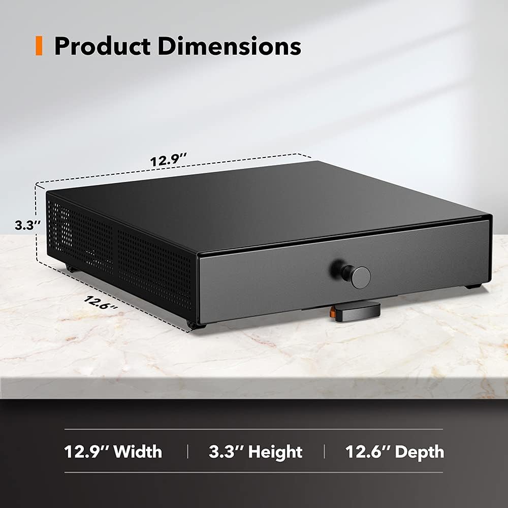 SICHEER K Cup Organization Storage Drawer Maker K Cup Holder Sliding Tray Pull out Coffee Pod Organizer Rolling Stand Countertop Maker Stand Rack Capsules Compatible with Keurig Accessories