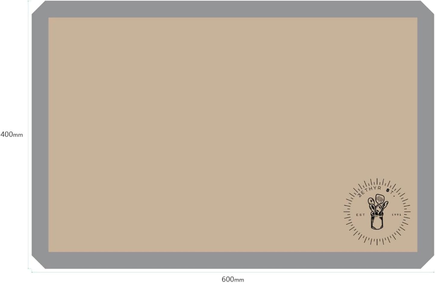 Silicone Baking Mats, Full size, Baking Sheet Liners, Pack of 2, Oven Safe, 17 x 25 inch, Non-Stick, Silicone Baking Sheet Liner, Perfect For Baking Macarons Cookies And Cakes