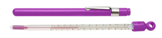 SP Bel-Art, H-B DURAC Plus Pocket Lab Thermometer Liquid-In-Glass Thermometer for Laboratories, Universities, Food and Beverage Processing, 20 to 120F, Closed Plastic Case (B60770-1300)