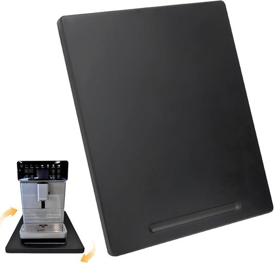 Wood Appliance Sliders with 360' Wheels, Sliding Tray for Coffee Maker & Heavy Kitchen Appliances,Countertop Appliance slider for Kitchen Appliance, Premium Wood Rolling Tray,No Assemble(Deep-Large)