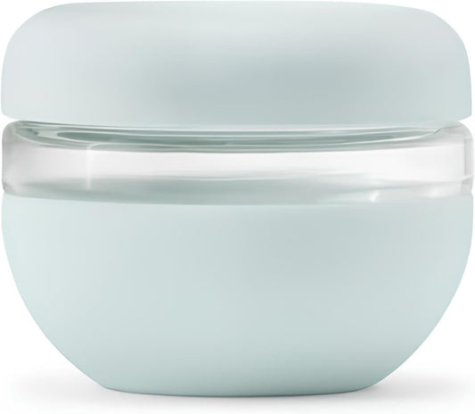 W&P Porter Seal Tight Glass Lunch Bowl Container w/ Lid | Mint 16 Ounces | Leak & Spill Proof, Soup & Stew Food Storage, Meal Prep, Airtight, Microwave and Dishwasher Safe, BPA-Free Glass