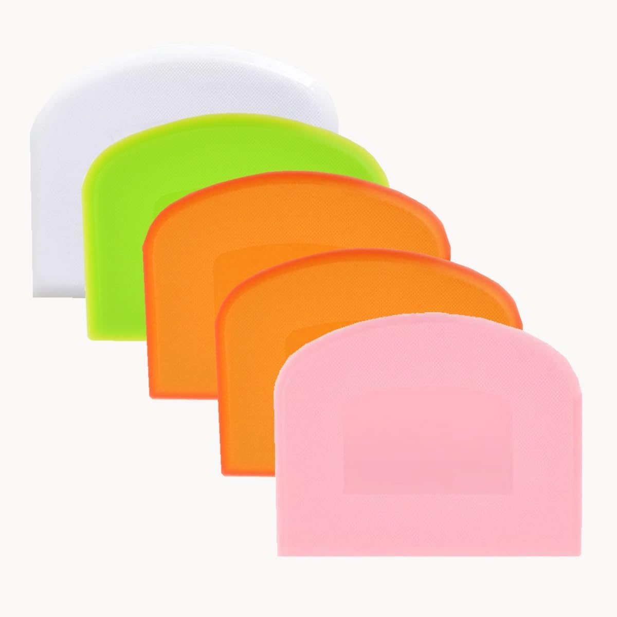 Bench Scraper, Dough Scraper, Bowl Scraper, Food Scraper Tool, Cake Scraper and Pastry Scraper, Baking Supplies Kitchen Gadgets