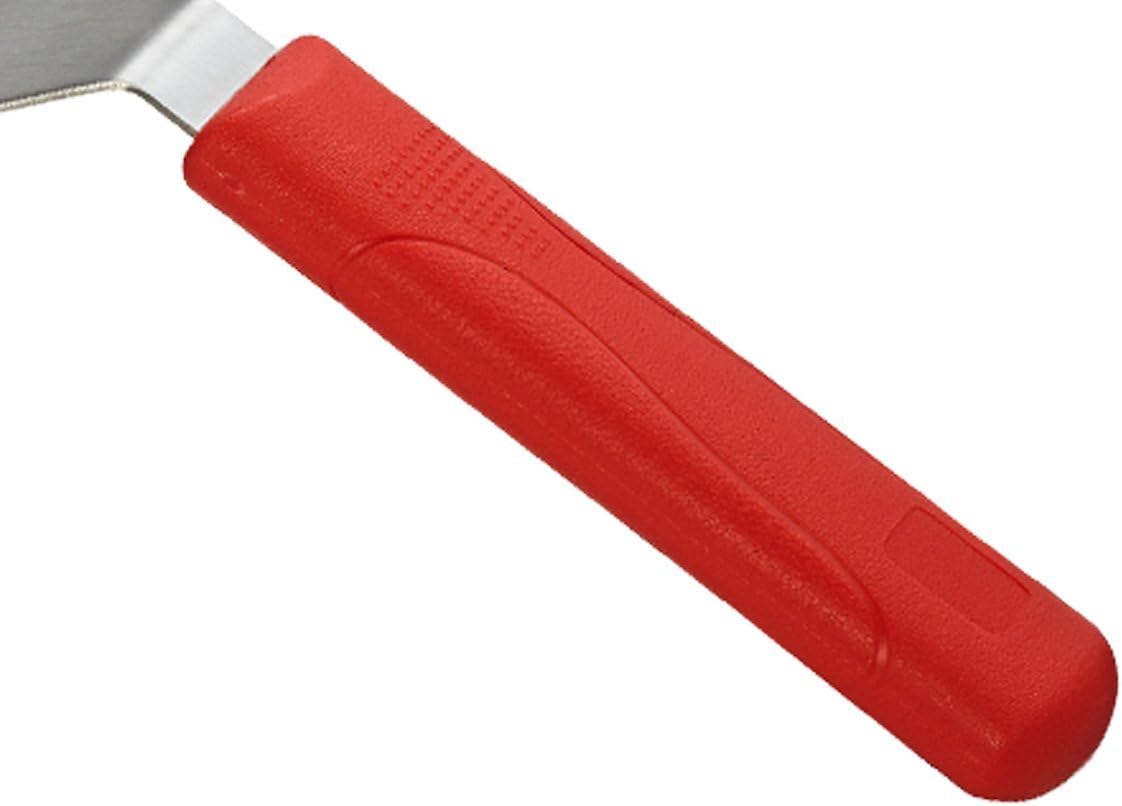 Mercer Culinary Millennia Perforated Turner, 8 Inch x 3 Inch Blade, Red Handle