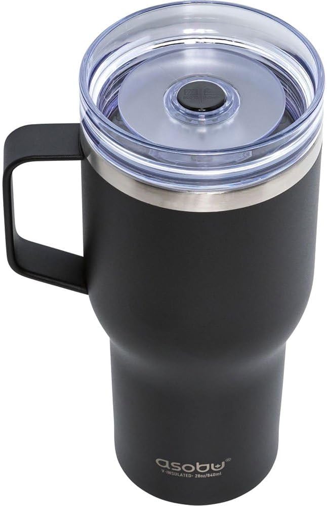 asobu 360 Travel Mug Black, 0.9L