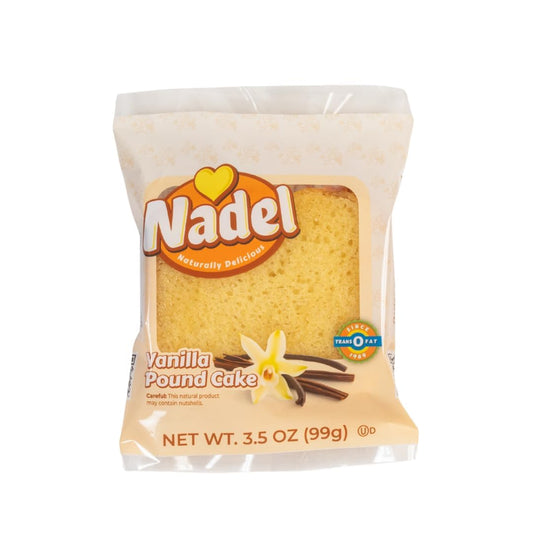 Nadel - NATURALLY DELICIOUS POUND CAKE SLICES (8 Pack) Sweet Breads & Cakes, Back to School lunch snack, breakfast bar
