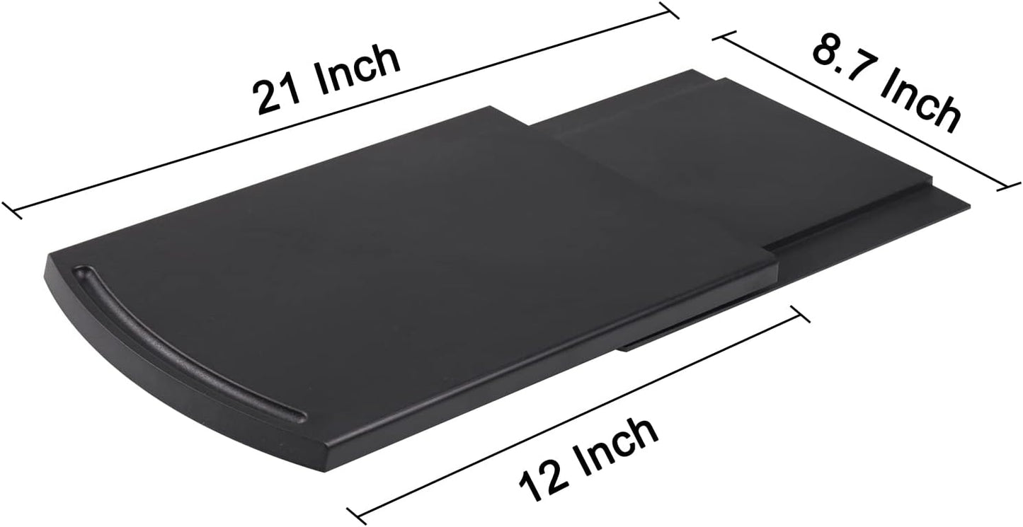 Bruvoalon Kitchen Appliance Sliding Tray, Slider for Coffee Pot, Coffee Maker, Toaster, KitchenAid Mixer, Blenders and Air Fryer, Coutertop with Rolling Wheels (3 Pack)