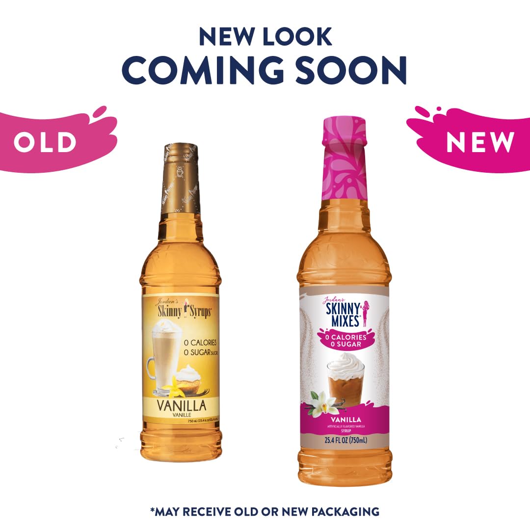 Jordan's Skinny Syrup Sugar-Free, Vanilla, 25.4 Ounce