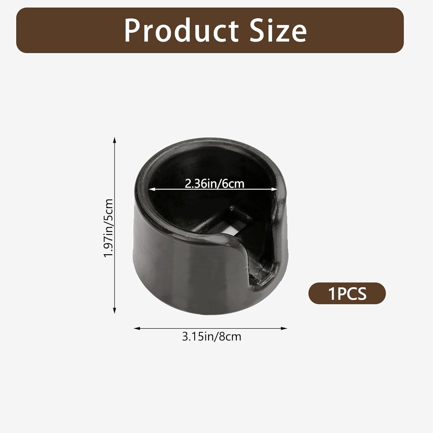 Coffee Tamper Base Compatible with Ninja Espresso Machine ES601/ES701,Handheld Portafilter Support Stand For Ninja Cafe Luxe,Anti-Slip Coffee Accessories Improves Tamping Stability & Extraction Black