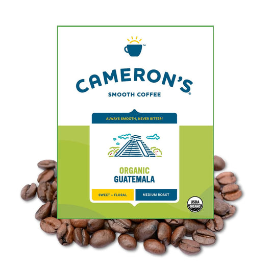 Cameron's Coffee Roasted Whole Bean Coffee, Organic Guatemala, 4 Pound