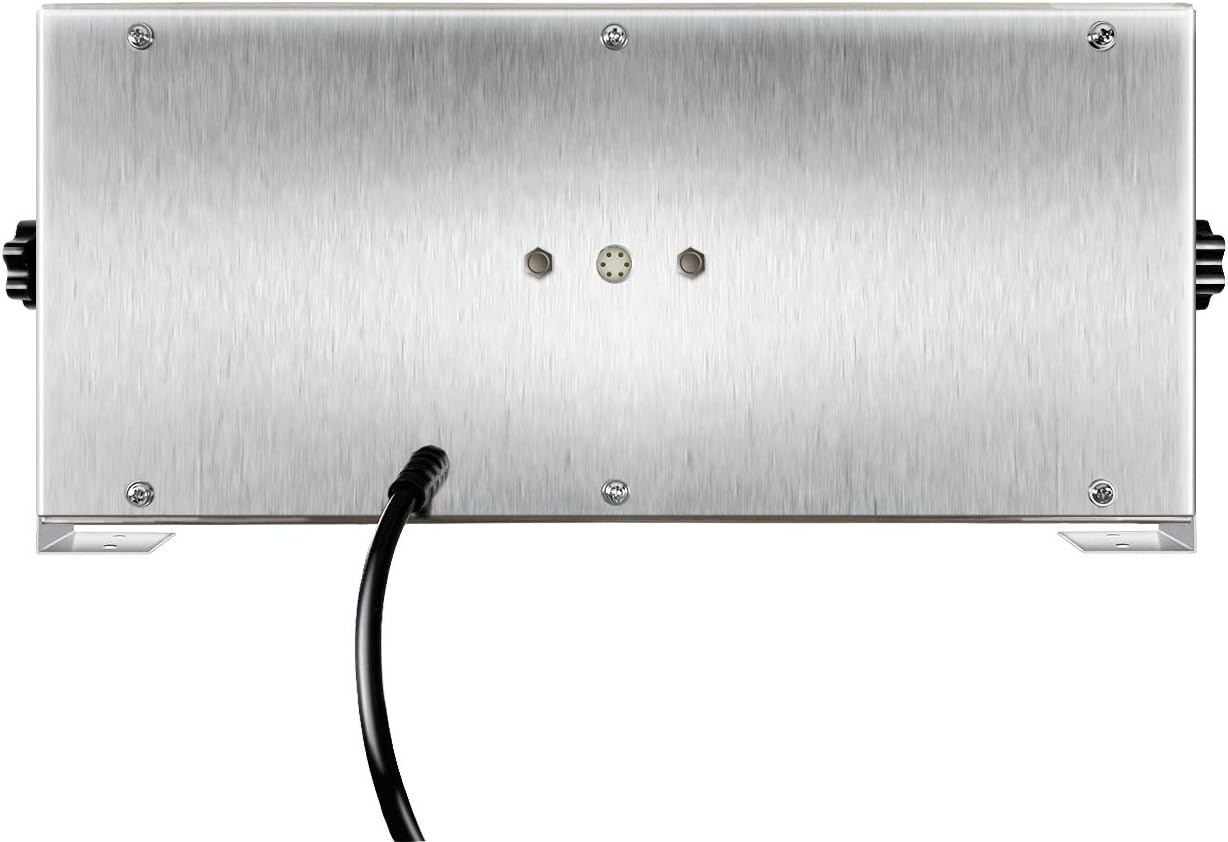 Commercial Kitchen Timers 12 Channel Stainless Steel LED Digital Timer Reminder Function, Loud Alarm, Black