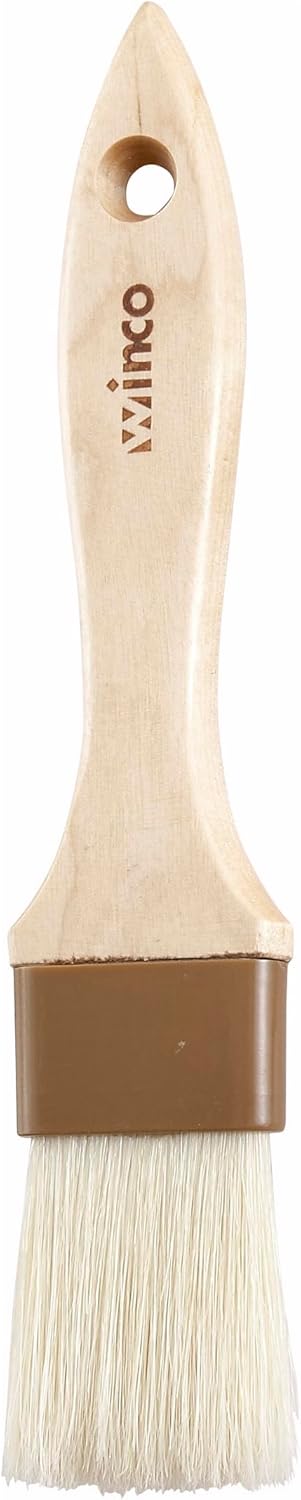 Winco Heavy-Duty Boar Bristle Basting Brush, 1.5"