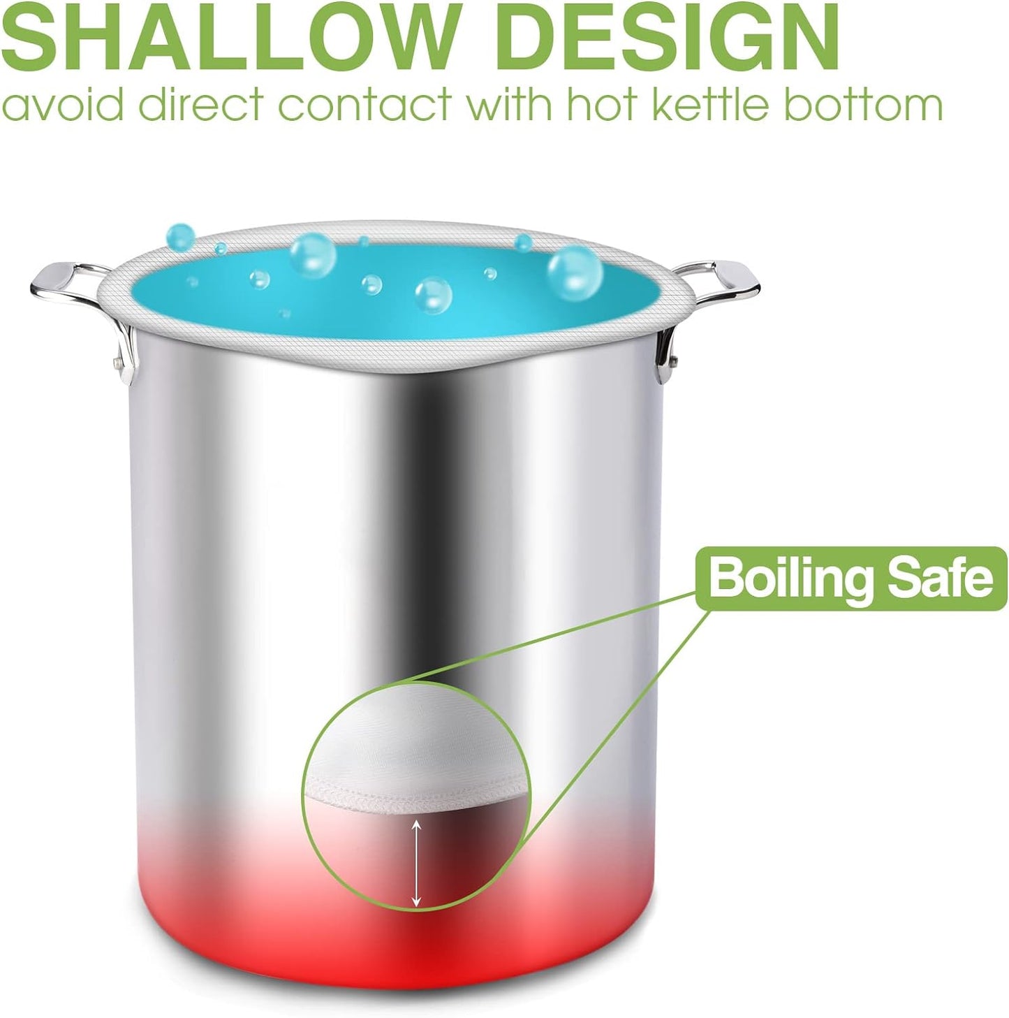 Chumia 10 Pack Brew Bags Reusable Extra Large 26 x 22'' Fine Mesh Strainer Cold Brew Filters Drawstring Cheese Cloth Straining Bags Wine Making Supplies for Fruit Cider Beer