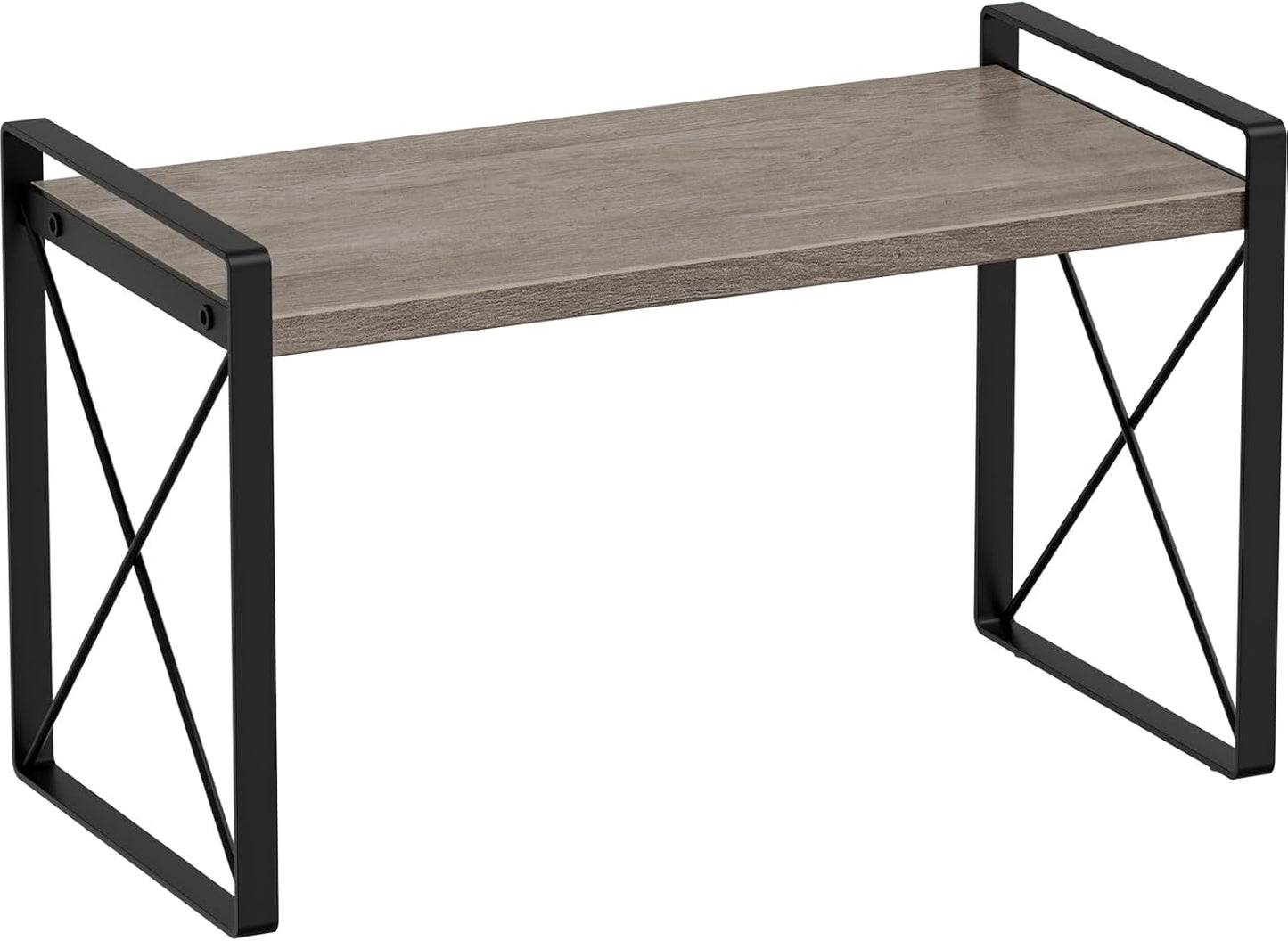 Giikin Kitchen Countertop Organizer, Wood Desk Shelf Riser, Gray Spice Rack for Kitchen Counter, Countertop, Cabinet (15.7 Inches, Gray)