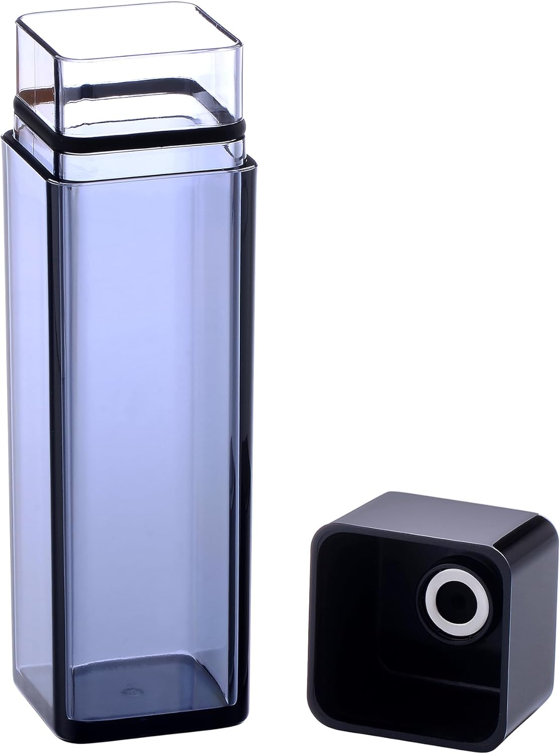 Normcore Single Dose Coffee Bean Storage Containers - 12 Tubes Espresso Bean Cellars with Stand & Hopper - One-Way Exhaust Valve - Capacity 25-28g - Lt Smoke Grey