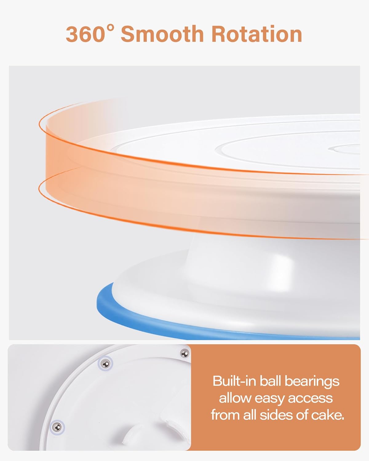 Kootek 230PCs Cake Decorating Kits, Baking Supplies Tools with Cake Stand Turntable, Piping Bags and Tips, Cake Leveler, Frosting Icing Spatulas & More Accessories for Cake Cupcake Decorations