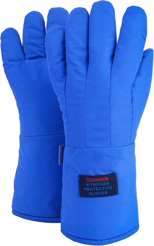 Cryogenic Gloves Low Temperature LN2 Liquid Nitrogen Protective Gloves Cold Storage Safety Frozen Gloves-