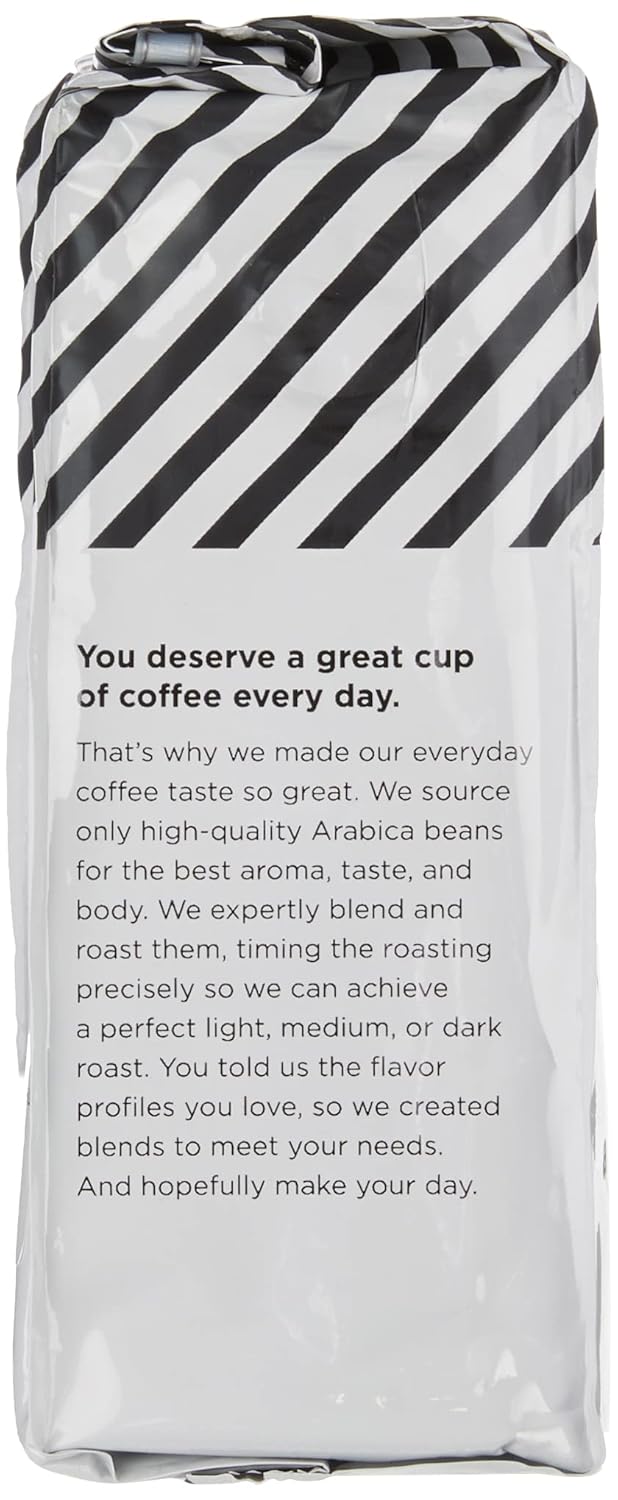 Amazon Fresh Decaf Colombia Ground Coffee, Medium Roast, 12 Ounce