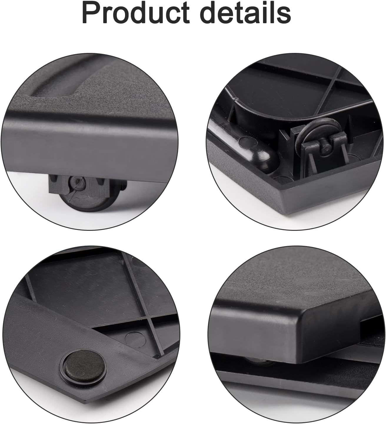 Bruvoalon Kitchen Appliance Sliding Tray, Slider for Coffee Pot, Coffee Maker, Toaster, KitchenAid Mixer, Blenders and Air Fryer, Coutertop with Rolling Wheels (1 Pack)