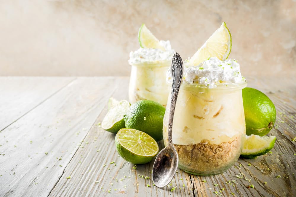 A Blend Above Kokomo Key Lime Pie Mix - No-Bake Desserts, All Natural, Vegan, Gluten Free, No MSG - Instant Dessert Mix, Fruit Dip, Bagel Topping, Frosting, Cheesecake Filling - Makes 16 Oz (Pack of 3)