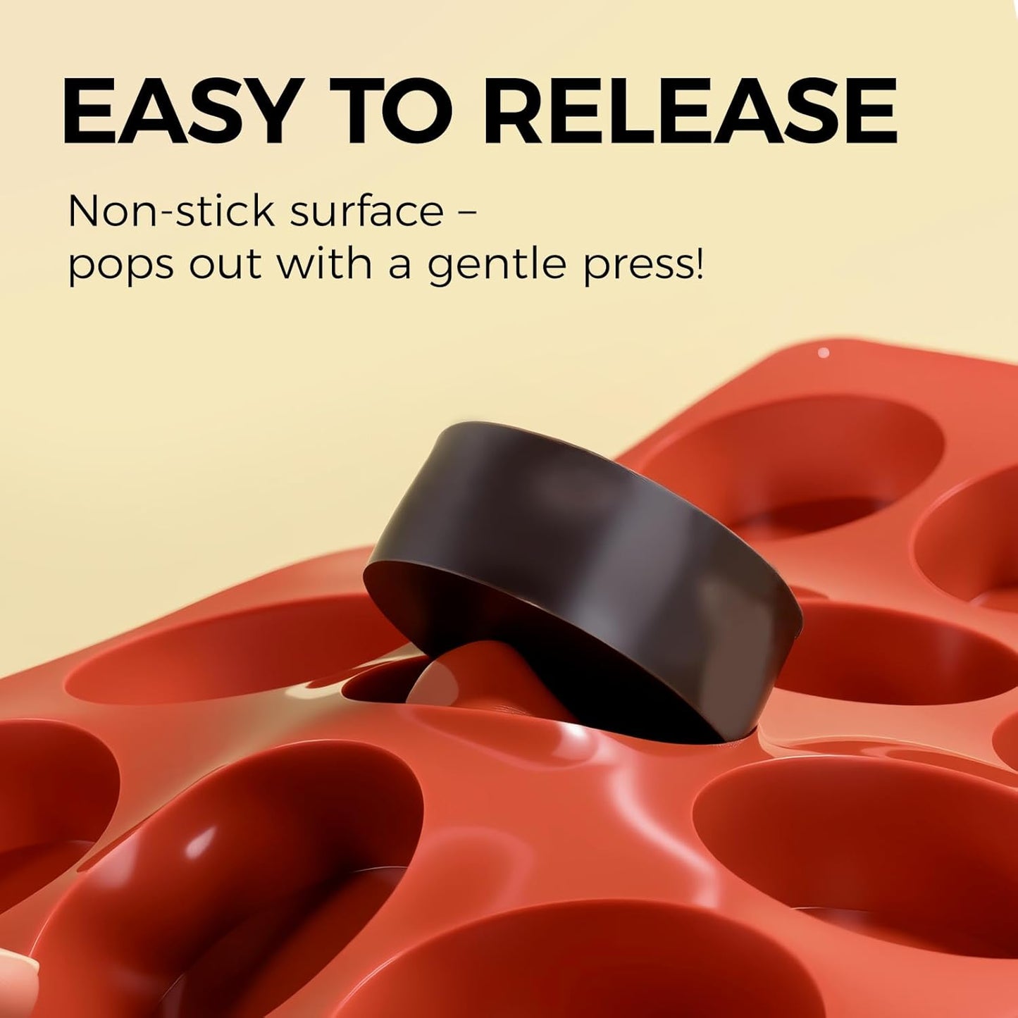 Oreo Silicone Molds 2 PCS, 12 Cavity Cylindrical Chocolate Covered Oreos Cookie Mold, Baking Mold for Oreo, Chocolate, Cookie, Candy, Mini Cake, Jelly