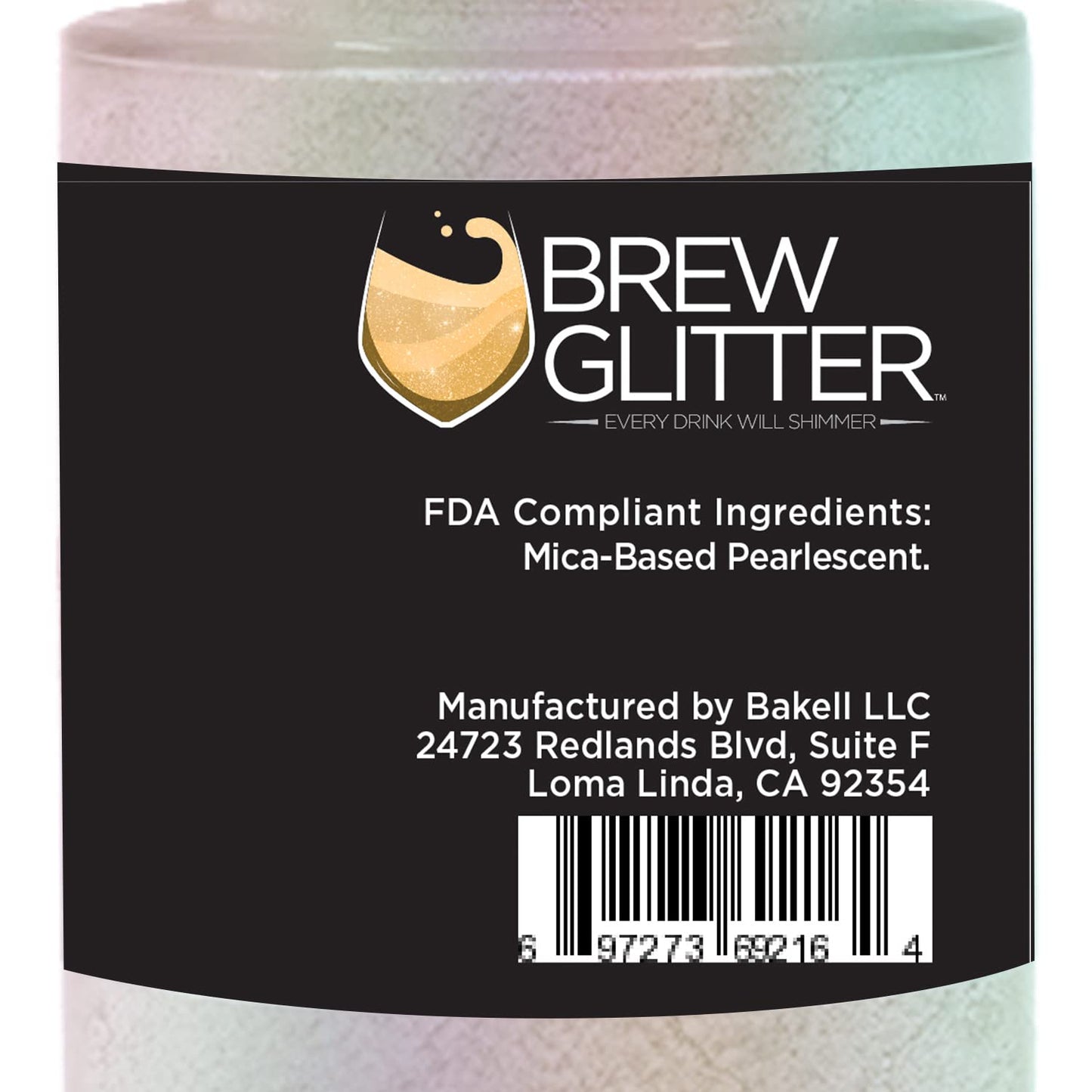 Green Iridescent Brew Glitter Edible Glitter for Drinks, Cocktails, Beer, Garnish Glitter & Beverages || 100% Edible & Food Grade | Vegan, Gluten, Nut Free (25g Spray Pump, Green Iridescent)