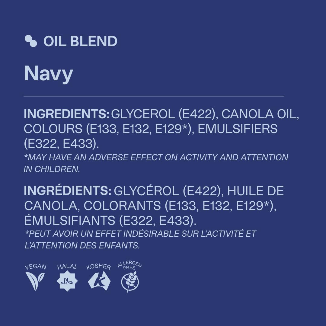 Colour Mill Oil-Based Food Coloring, 20 Milliliters Navy