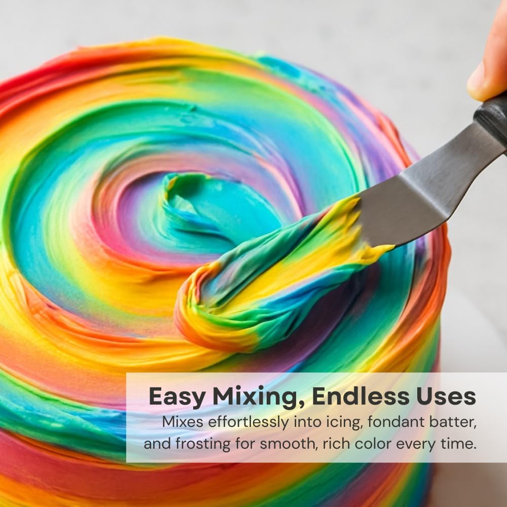 Chefmaster Neon Purple Liqua-Gel® Food Coloring | Vibrant Color | Professional-Grade Dye for Icing, Frosting, Fondant | Baking & Decorating | Fade-Resistant | Easy-to-Use | Made in USA | 2.3 oz