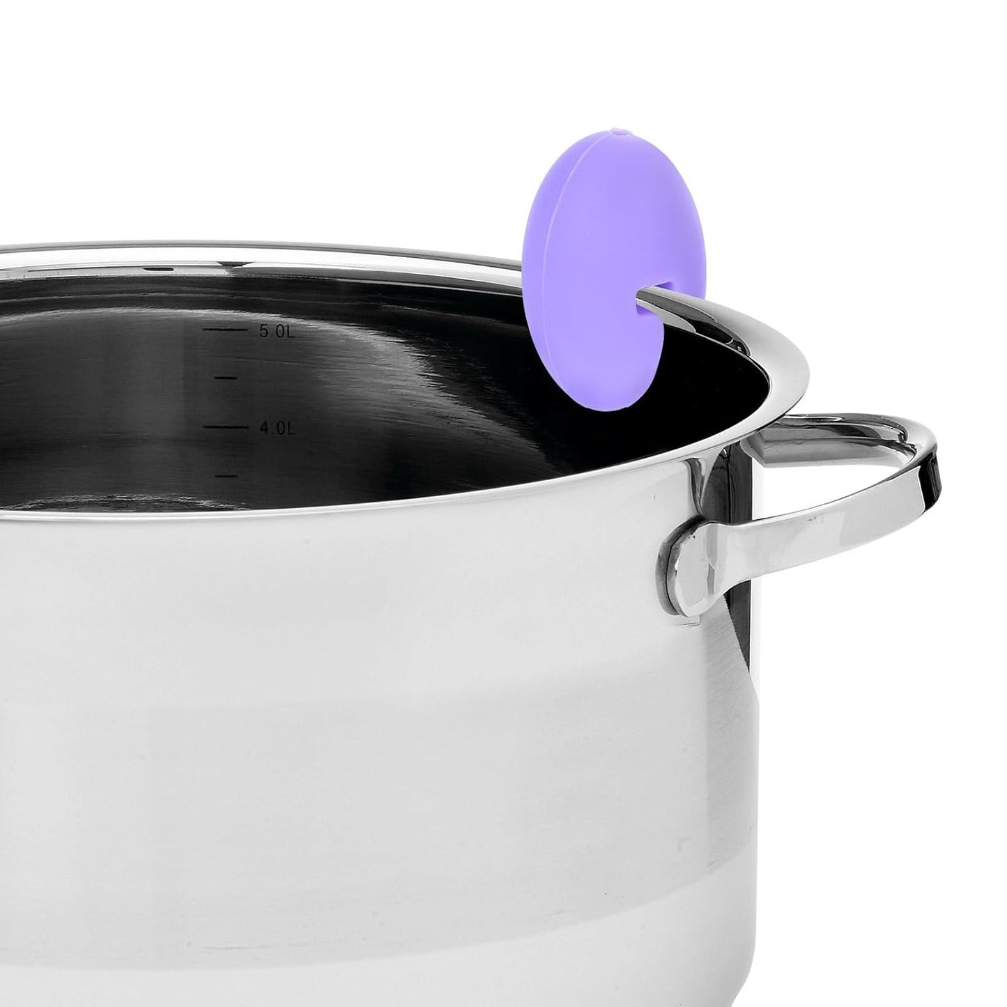 Thermometer Fixing Clip Silicone Thermometer Clip Non-Scratch Design Compatible with Probe Kitchen Accessory for Candle Soap Jam Candy Milk Chocolate Cooking