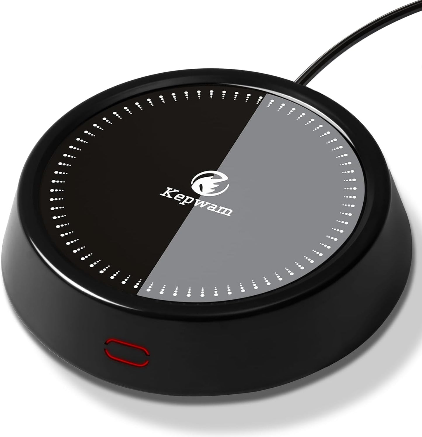 Mug Warmer - 25W Coffee Warmer for Desk Auto Shut Off, 3-Level Temp with Indicator Lights, Smart Candle Warmer Plate, Cup Warmer Heated Coaster for Coffee, Milk, Tea, Safely Use for Office/Home