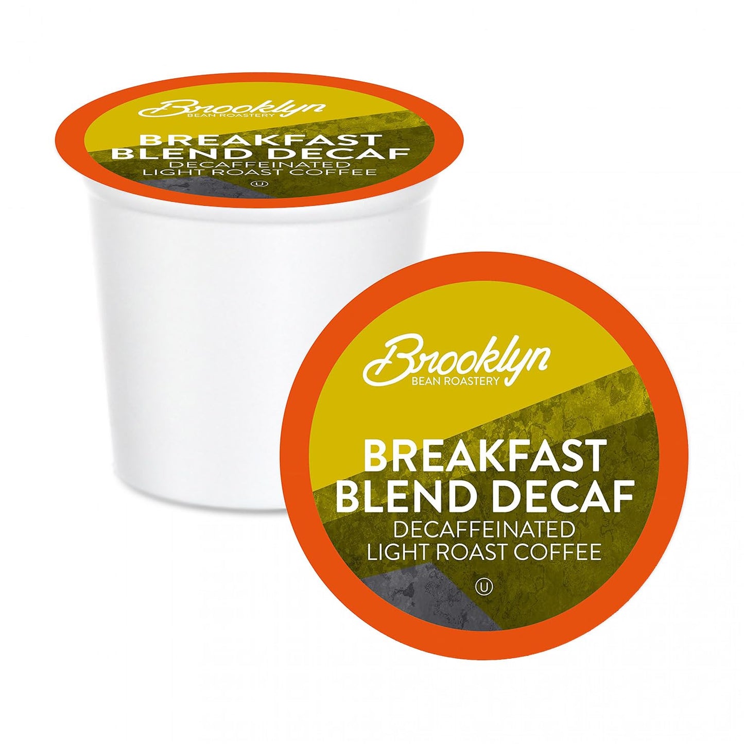 Brooklyn Beans Decaf Coffee Pods, Decaf Breakfast Blend - Compatible with Keurig K Cup Brewers Including 2.0 Machines, 40 Count, Smooth and Balanced Light Roast