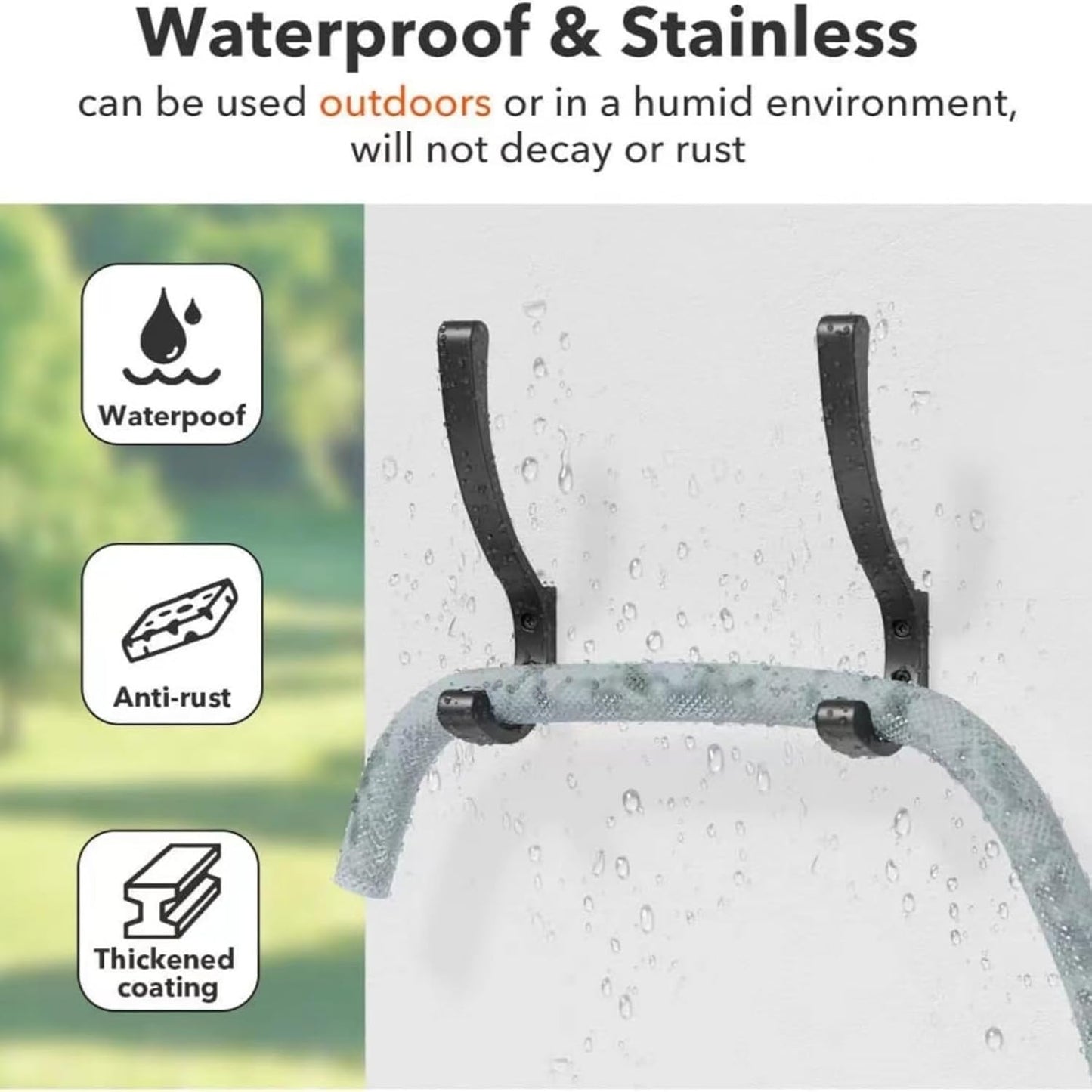 10 Pack Hanging Coat Hooks Wall Mount, Coat Hanger Wall Hangers, Metal Hooks for Hanging Heavy Duty, Screw in Hooks for Hanging Towels, Clothes, Backpack, Hat, Bag, Jacket, Key, Robe, Backpack Grey