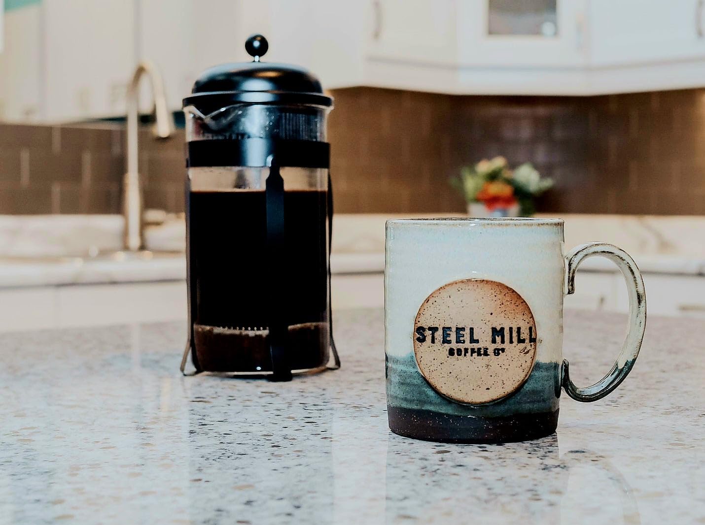 Steel Mill Coffee Co. - White Chocolate Raspberry Truffle Flavored Coffee - Ground - Regular - Medium Roast - 100% Arabica Beans - Vegan - Gluten-Free - Sugar-Free - 2lb Bag