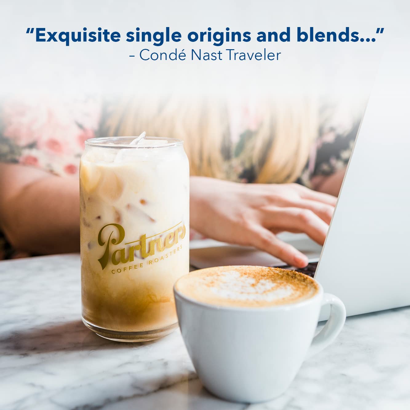 Partners Coffee Roasters, Flatiron Blend, Whole Bean Coffee - 12 Ounce - Medium-Dark Roast