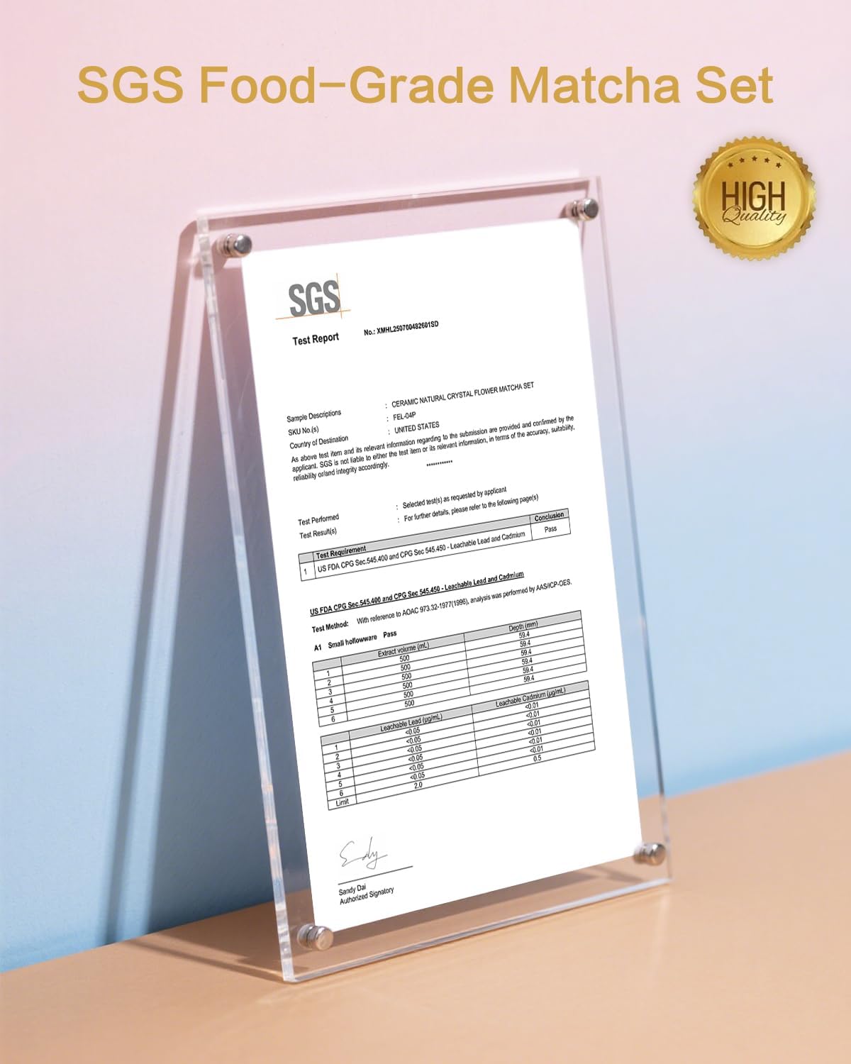 Natural Crystal Flower Matcha Set - 4 Pcs Food Grade Matcha Kit with Spouted Bowl, Matcha Whisk, Scoop and Chasen Holder - Matcha Tea Ceremony Gift for Matcha Lovers (Pine Shadow)