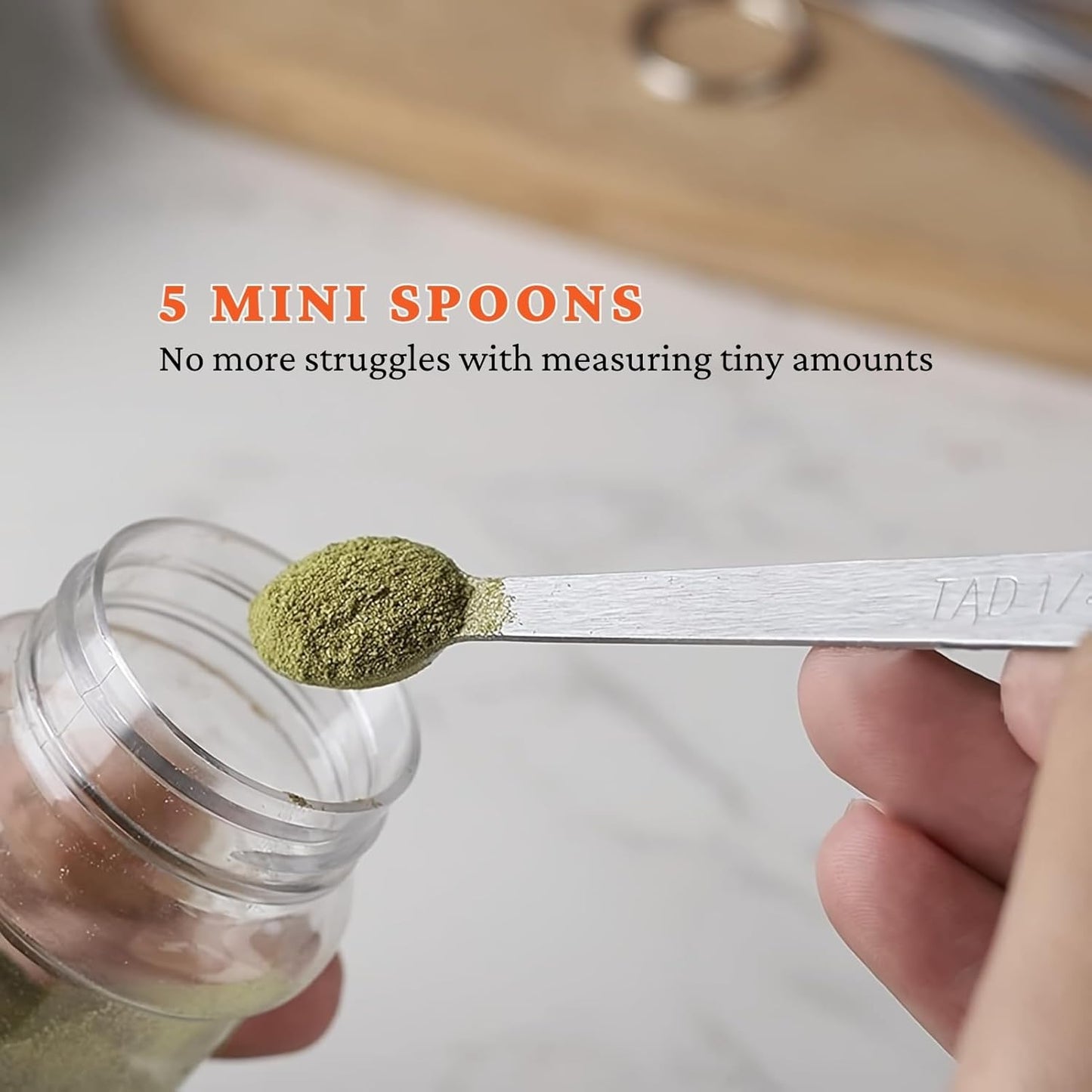 Stainless Steel Measuring Cups and Spoons Set of 19, 5 Measuring Cups with Colored Silicone Handles, 9 Nesting Spoons, 5 Mini Spoons, Kitchen Gadgets for Cooking & Baking, Dry and Liquid Ingredients