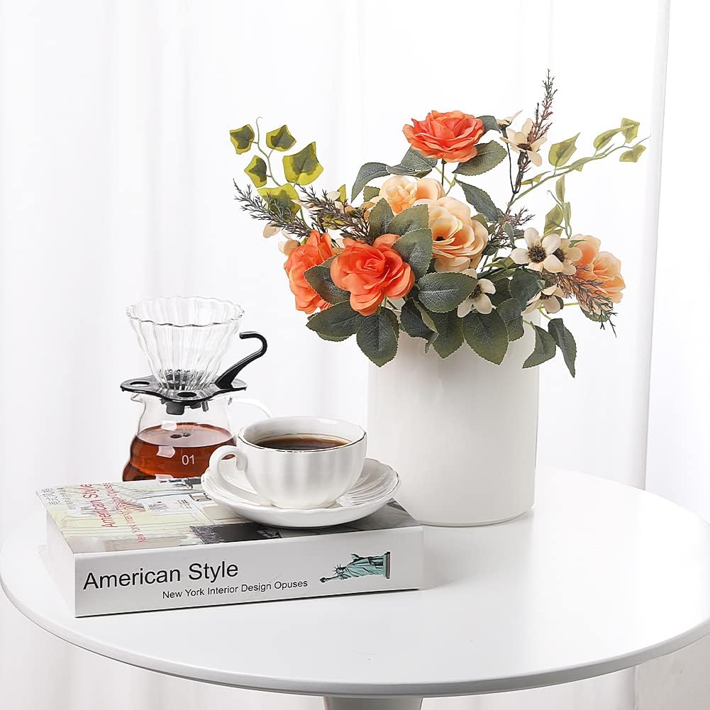 Sweejar Kitchen Canisters Ceramic Food Storage Jar, Stackable Containers with Airtight Seal Wooden Lid for Serving Coffee Bean, Flour, Tea, Cookies and More - 73 Fl Oz(Gray)