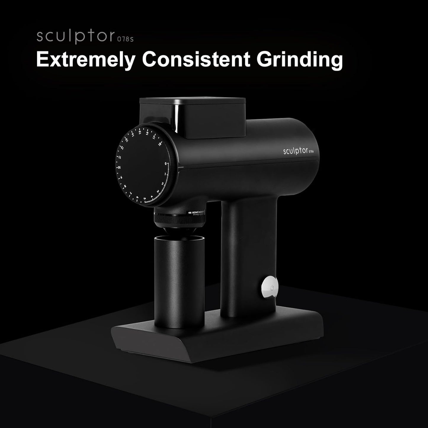 TIMEMORE Sculptor 078S Flat Burr Coffee Bean Grinder, Electric Espresso Grinder with Stepless Coarseness Adjustment, Suitable for Espresso, Pour over, French Press, Cold Brew - Black