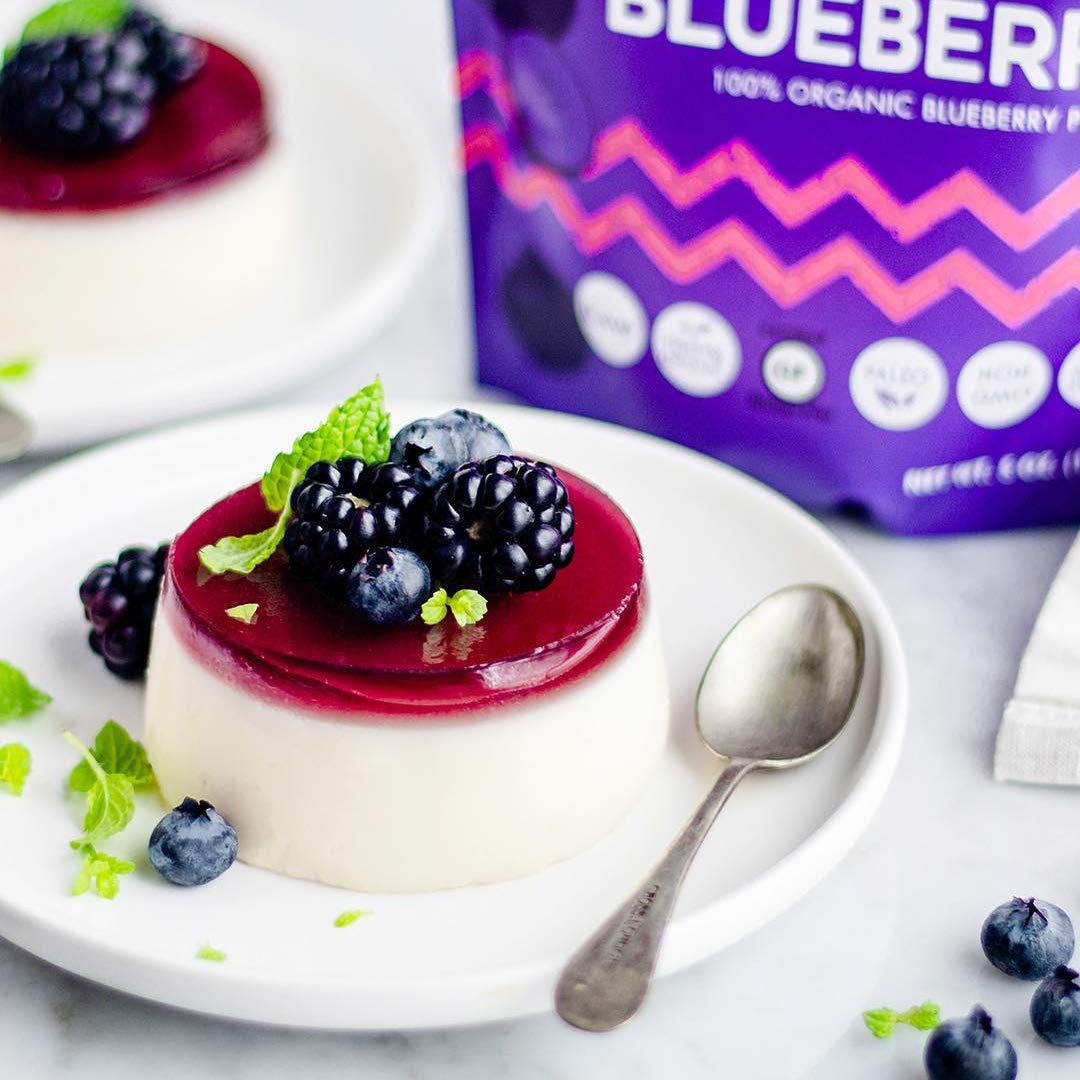 Suncore Foods Organic Indigo Blueberry Powder, Purple Food Coloring Powder, Gluten-Free, Non-GMO, 5oz (1 Pack)