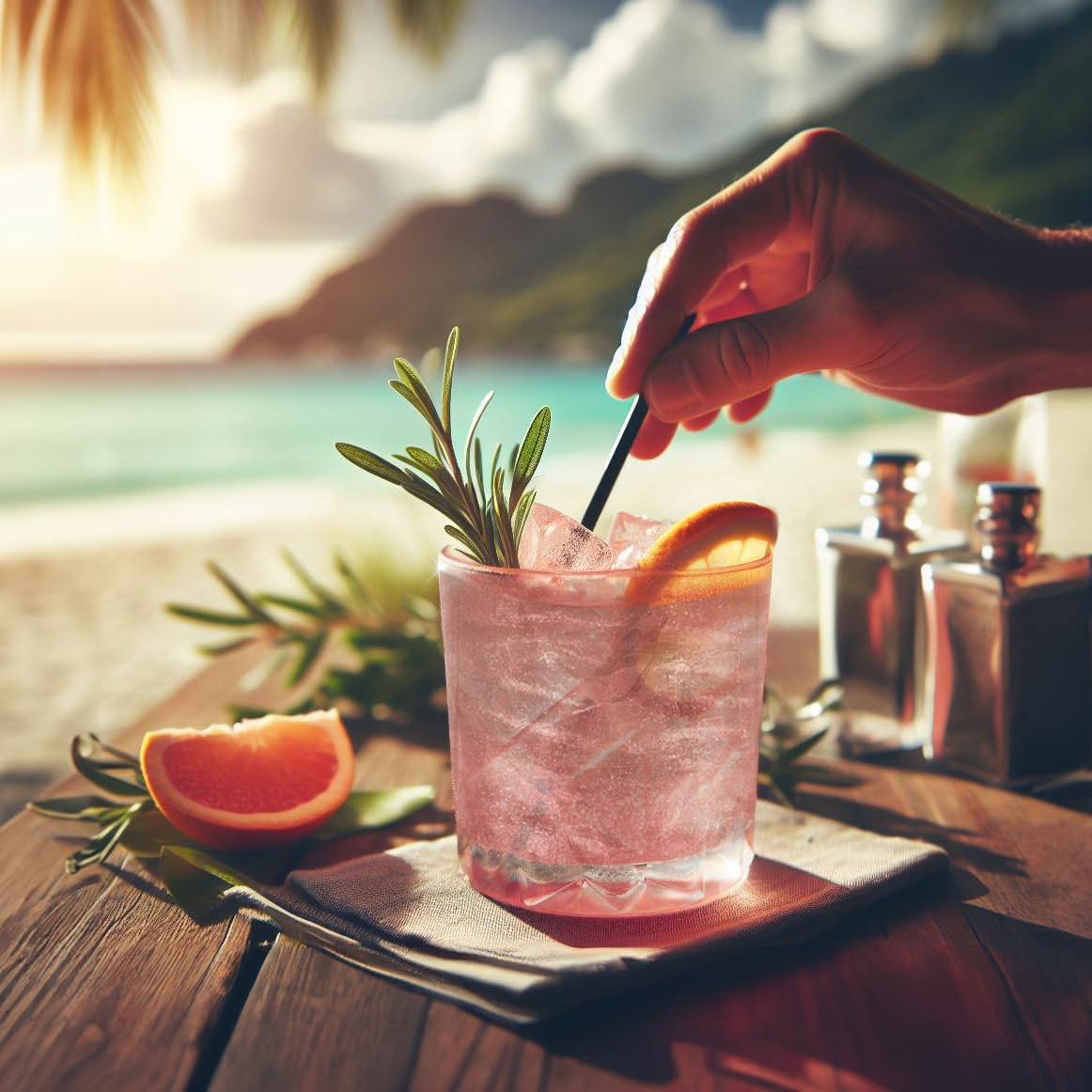 Bakell - Rose Gold Tinker Dust (4g, 1x Mini Spray Pump) Edible Glitter for Food, Desserts, and Beverages!