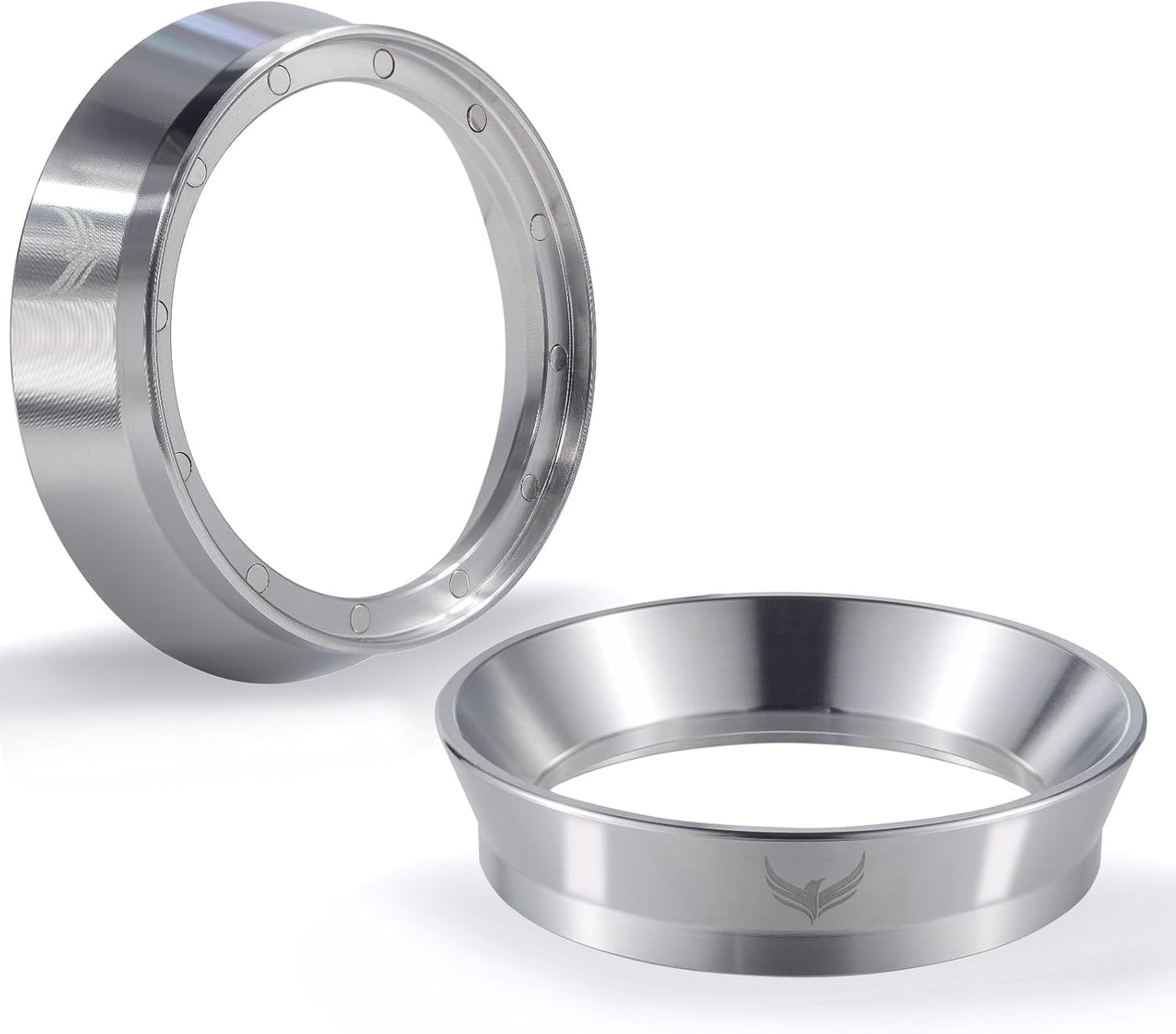 Espresso Funnel 58mm and Puck Screen Set - Includes Stainless Steel Portafilter Funnel and 3pcs Filters for 58mm Portafilter Baskets