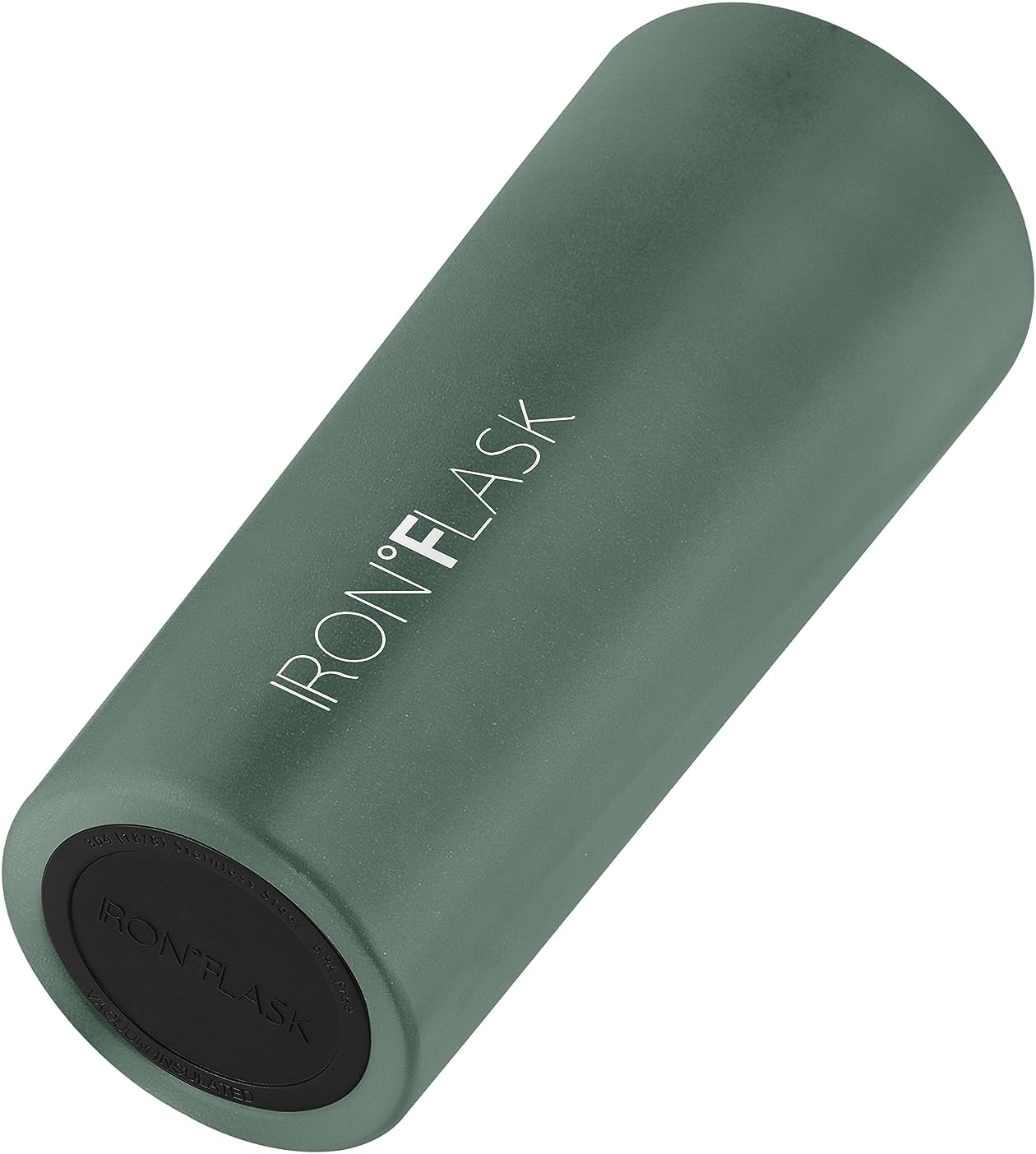 IRON °FLASK Classic Tumbler - Vacuum Insulated Stainless Steel Water Bottle, Double Walled, Drinking Cup, Insulated Travel Mug (Sage, 24 oz Solid Lid)